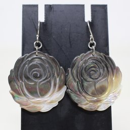 Sterling Silver And Mother Of Pearl Earrings (198)