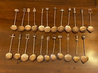 Sterling Silver Chinese Spoons - 195g - P40