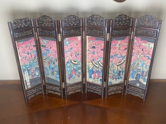 Japanese Woodblock Table Screen (B1)