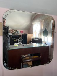 Vintage Etched Mirror (BR1-1)