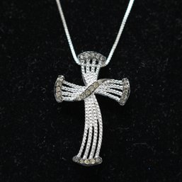 Sterling Silver Necklace With Cross (204)