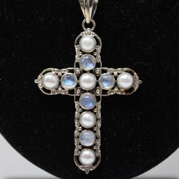 Nicky Butler Sterling Silver Cross Necklace (205)