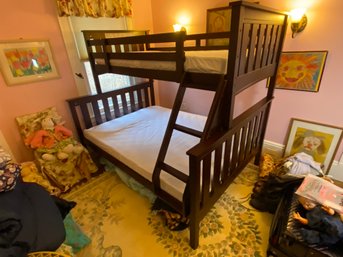 Twin Size Over Queen Size Bunk Beds