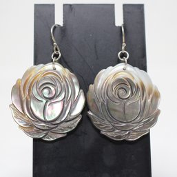 Sterling Silver And Mother Of Pearl Earrings (208)