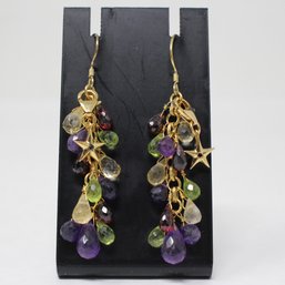Giuseppe Perez Gold Tone Sterling Silver Earrings (216)