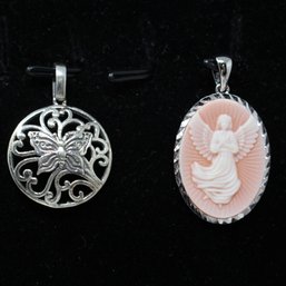 Two Sterling Silver Pendants (240)