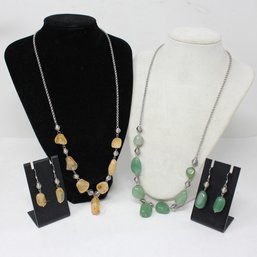Stainless Steel Necklaces And Earrings (242)