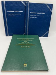 Lincoln Head And 50 State Quarter Books (jD14)