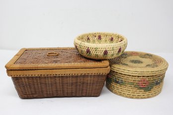 Three Handmade Baskets (JW8)