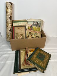 Large Vintage Ephemera Lot Book Covers, Pages And More (ST18)