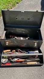 Sears Craftsman Metal Toolbox And Contents (30)