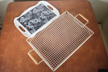 Pottery Tray And Wire Tray (40)