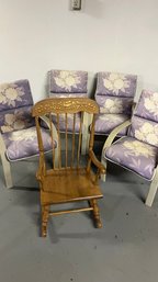 Children's Patio Chair Set And Rocker (B35)
