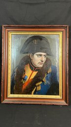 Framed Napolean Reverse Painting (jD)