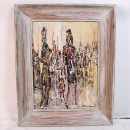 Signed Vintage Abstract Painting (MR41)