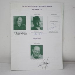 Several Author-Signed 2000 Boston Globe Horn Book Awards Picture Book (28)