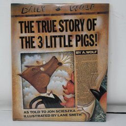 Jon Sciezka Signed 'The True Story Of The Three Little Pigs' (45)