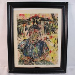 Signed Wale Deji Painting Entitled 'A Yoruba Artisan' (M52)