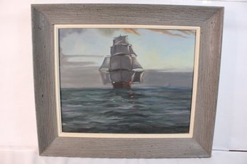 Unsigned Ship Painting (M53)