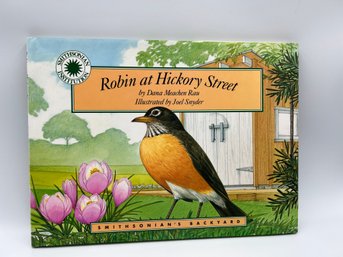 Signed Dana Meachen Rau 'Robin At Hickory Street' (100)