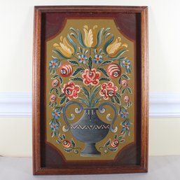 Vintage Hand Painted Pennsylvania Dutch Painting (K23)