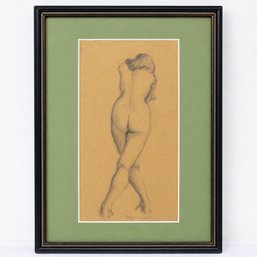 Pencil Drawing Signed Roger Leuci (MR15)
