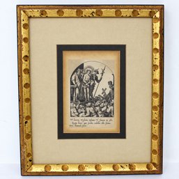 Antique Old Master Etching Attributed To Wilhelm Panneels (MR13)