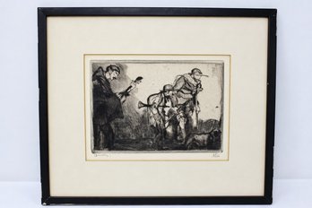 Armond Coussens Etching - Musiciens Ambulents, 65/100 (MR14)