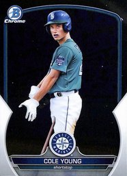 2023 Bowman Chrome: Cole Young 'Black Parallel' Edition