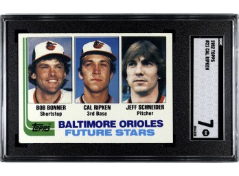 Cal Ripken (Rookie Card): PSA 7 {Near Mint}