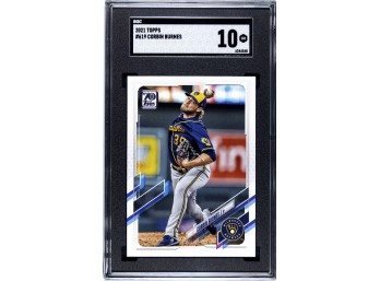SGC Gem Mint '10':  Corbin Burnes - Cy Young Award Winner 2021