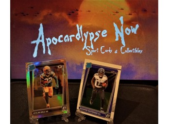 2021 Panini-Donruss Optic Football:  Kylin Hill & Rashod Bateman {Rated Rookie Cards} - 2 Card Lot