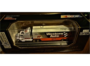 Darrell Waltrip:  'Limited Edition' Truck Transporter & Plate Display Commemorative Lots