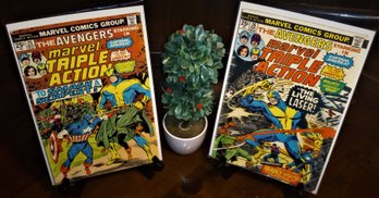 The Avengers:  Marvel Triple Action (editions 25 & 26)