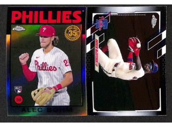 2021 Topps Chrome:  Alec Bohm & Andrew McCutcheon