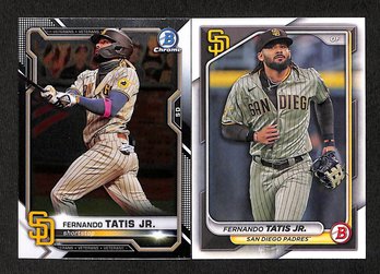 Bowman Chrome 2021 & Bowman 2024:  Fernando Tatis