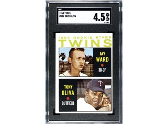Tony Oliva (1964 Rookie Stars):  Very Good Plus/Excellent SGC Slab