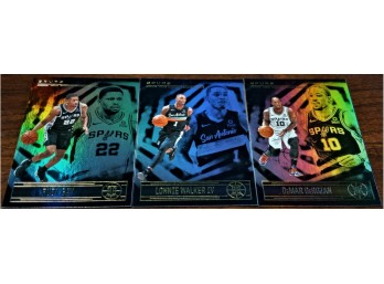 2021 Panini Illusions:  Rudy Gay, Lonnie Walker & DeMar DeRozan {3-Card Lot}