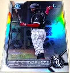 2022 Bowman Chrome:  Elijah Tatis (SP #090/499)...little Brother Of Fernando Tatis!