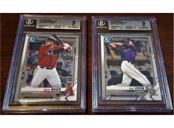 BGS Mint '9':  Seth Beer & Zac Veen