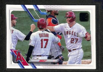 Topps 2021:  Angels Team Leaders {Ohtani & Trout}