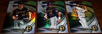 2022 Bowman Platinum:  Bubba Chandler, Lonnie White, Jr. & Shalin Polanco