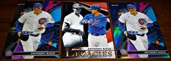 2021 Topps Finest:  Anthony Rizzo {1 Card Serial #: 173 / 300}
