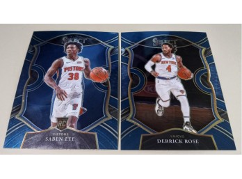 2020-21 Panini - Select:  Saben Lee & Derrick Rose
