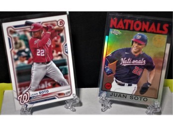 2021 Topps Chrome & 2021 Bowman:  Juan Soto