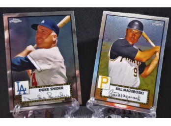 2021 Topps Chrome Anniversary:  Duke Snider & Bill Mazeroski
