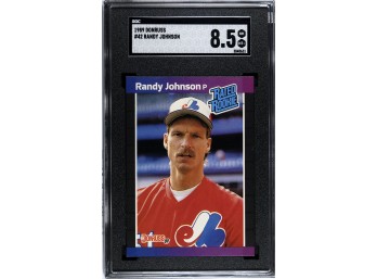 Randy Johnson (Rookie Card):  SGC 'Near Mint/Mint 8.5'... Vintage Stunner!