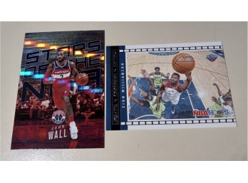 2017-18 Panini Prestige & 2020-21 Panini Hoops:  Zion Williamson & John Wall