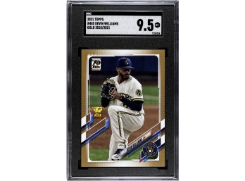 2021 Topps:  Devin Williams - Rookie Gold Cup (Card # 485)