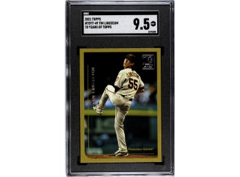 Splendid SGC 9. 5 'Mint Plus:  Tim Lincecum - Possible Future Hall Of Famer?!